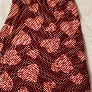 LulaRoe Leggings Valentine's day EUC